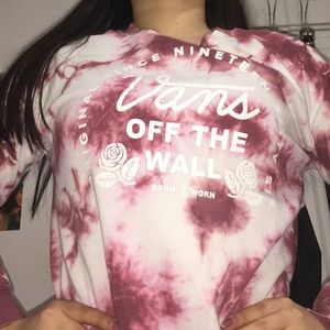 VANS Tie-Dye Crew Fleece Sweatshirt